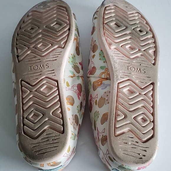 Toms Womans Size 9.5 Alpargata Natural Desert Oasis Print CloudBound Sole Canvas - Picture 8 of 8